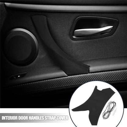 Interior Door Handles Strap Cover Hand Sewing Front Rear Right for BMW 3 Series