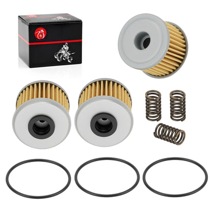 3PCS Oil Filter O-Ring Spring for Honda Sportrax 450 TRX450R (2004-2009)