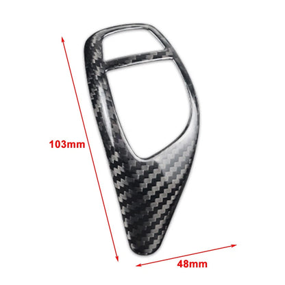 Carbon Fiber Gear Shift Knob Cover Trim for BMW 1 2 3 4 5 6 X3 X5 X4