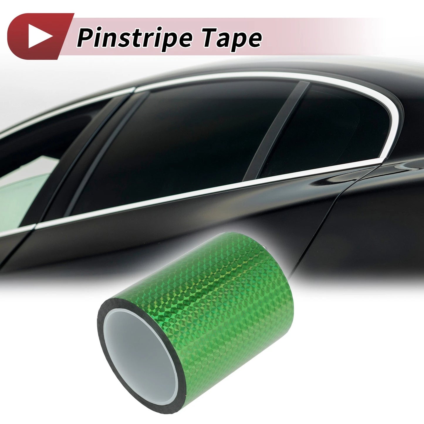 Pinstripe Tape 120mmx50m Laser Green for Car Motorcycle and Boat