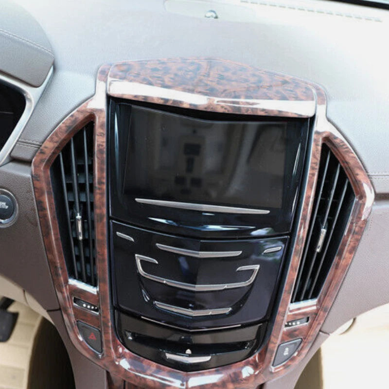 Agate Wood Console Panel Cover Trim for Cadillac SRX (2013–2015)
