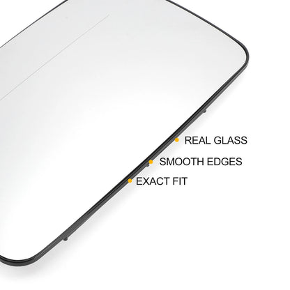 Left Upper White Mirror Glass with Back Heated for Mercedes Sprinter (1995-2006)