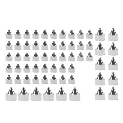 62X Engine Bolt Chrome Cap Kit for Harley Touring Road King Softail Trike (18-24)