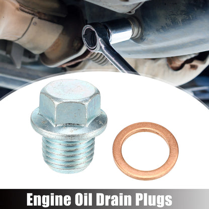 M14x1.5 Oil Drain Plug Set with Washer for Mitsubishi