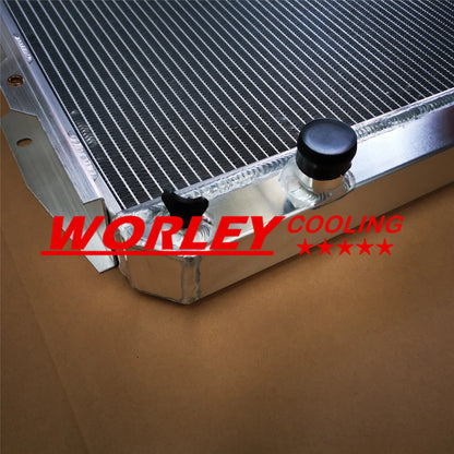 44mm Radiator + Black Hoses for Toyota Hilux LN60 LN61 LN65 (1988-1997)