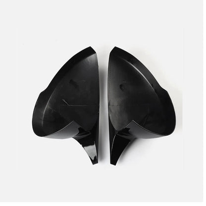 Gloss Black Ox Horn Side Mirror Covers for Honda 11th Civic (2022-2023)