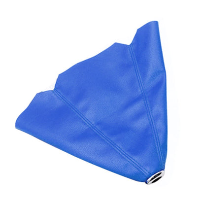 Blue PU Leather Gear Shift Knob Boot Cover for Car Shifter Gaiter