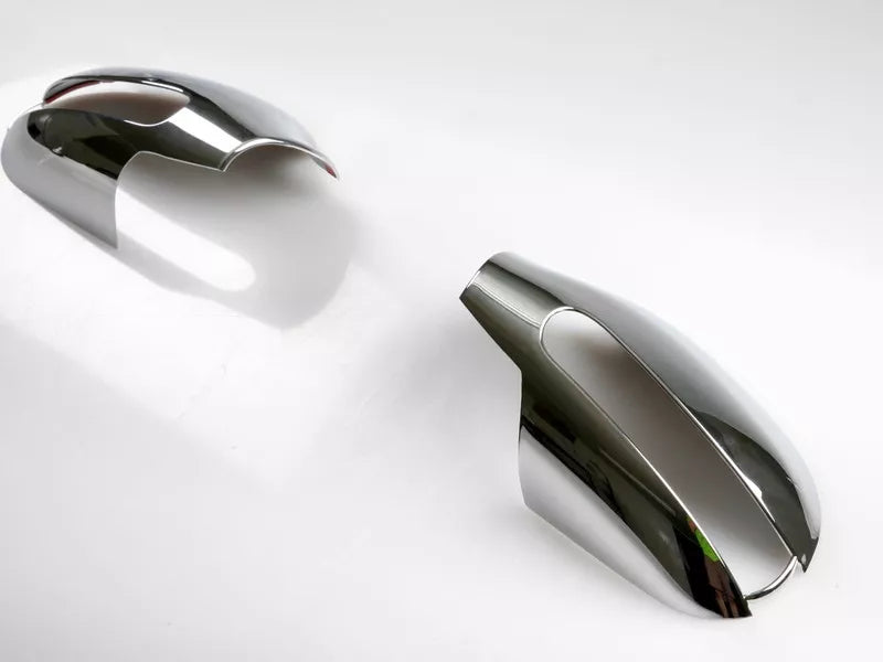 Chrome Door Mirror Covers for Mercedes Benz W168 R170 W208 CLK SLK (1997-2006)
