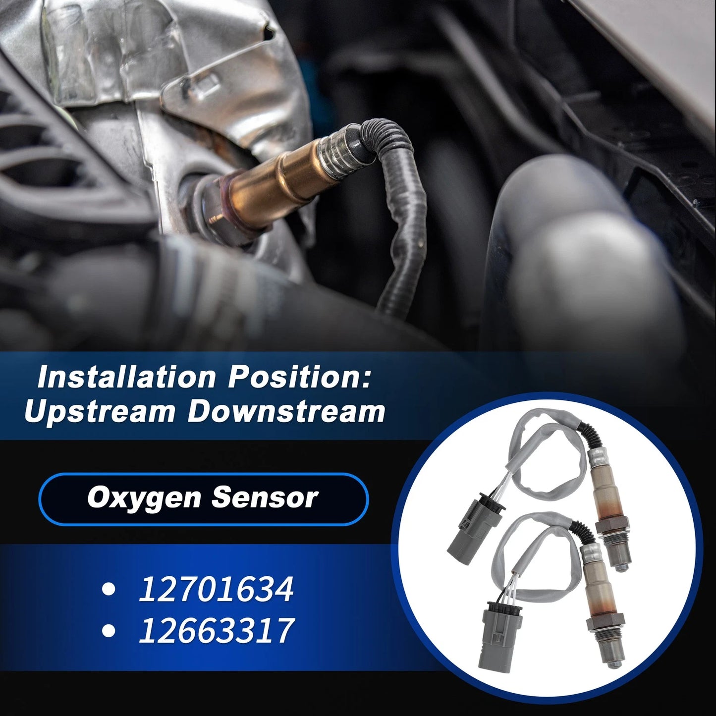 Upstream Downstream Oxygen Sensor for Chevrolet Cruze 1.4L (2016 - 2019)