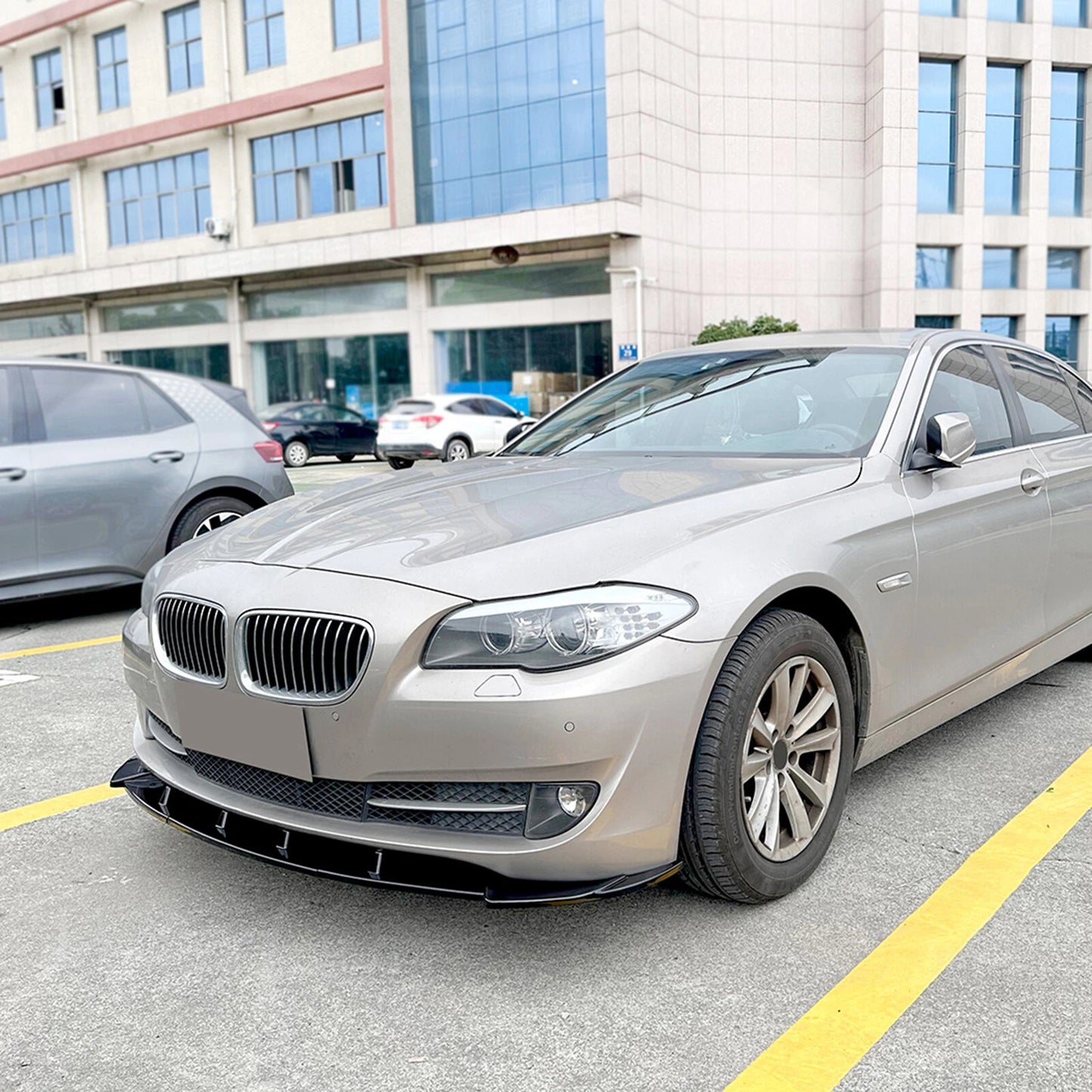 Bumper Lip Splitter for BMW 5 Series F10 (2011-2014) Gloss Black