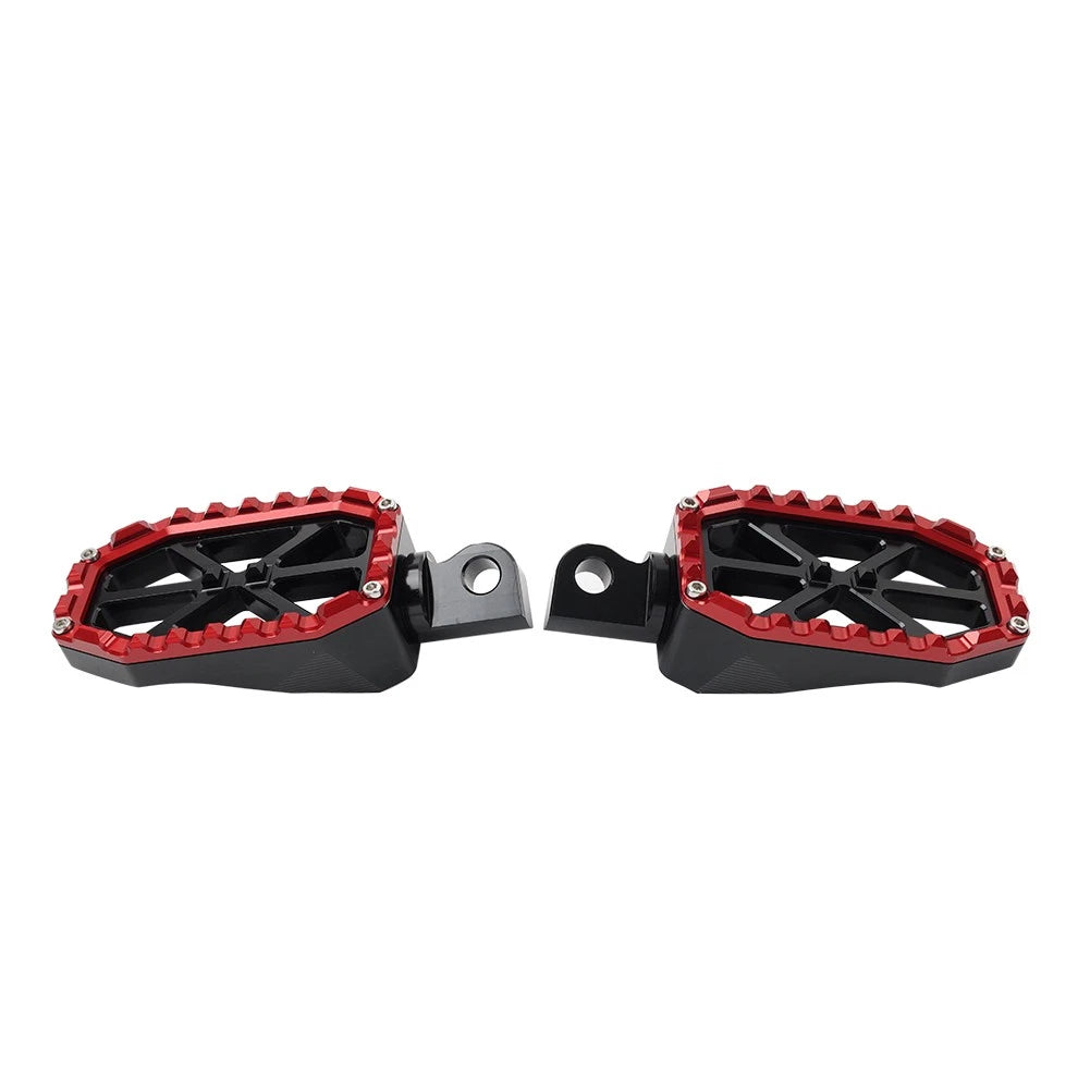 Rear Foot Pegs for Harley Electra Glide Classic Black/Red