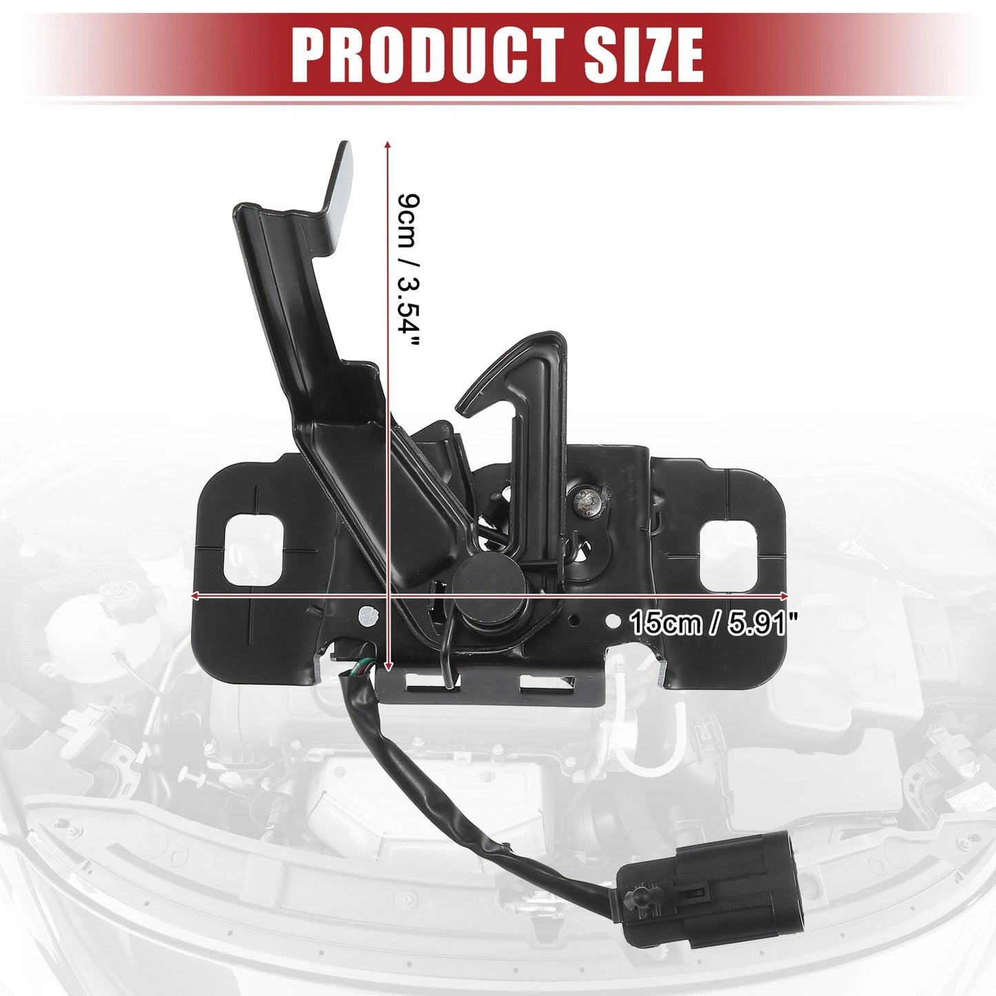 Hood Latch w/ Sensor for Chevrolet Cruze (2012-2016)