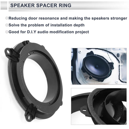 Speaker Spacer Ring Adaptor / 2 x / Toyota 7x9 to 6.5"