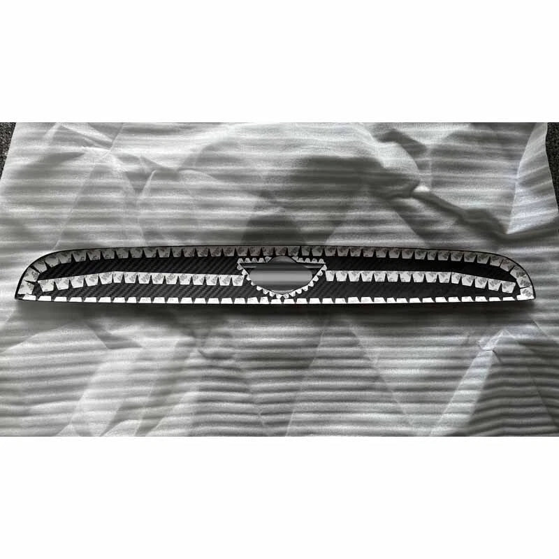 Carbon Fiber Rear Trunk Tailgate Handle Panel Cover for Mini F55-57 2018+