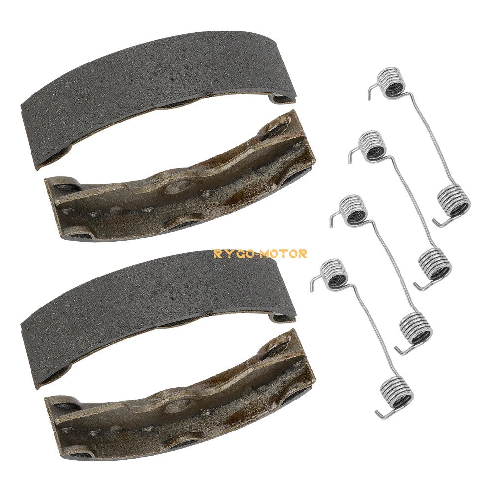 Front Brake Shoes W/Springs for Honda FourTrax 300 TRX300 2x4 (1988–2000)
