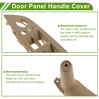 Door Panel Handle Pull Trim Cover for BMW X5 E70 (2007-2013) Beige