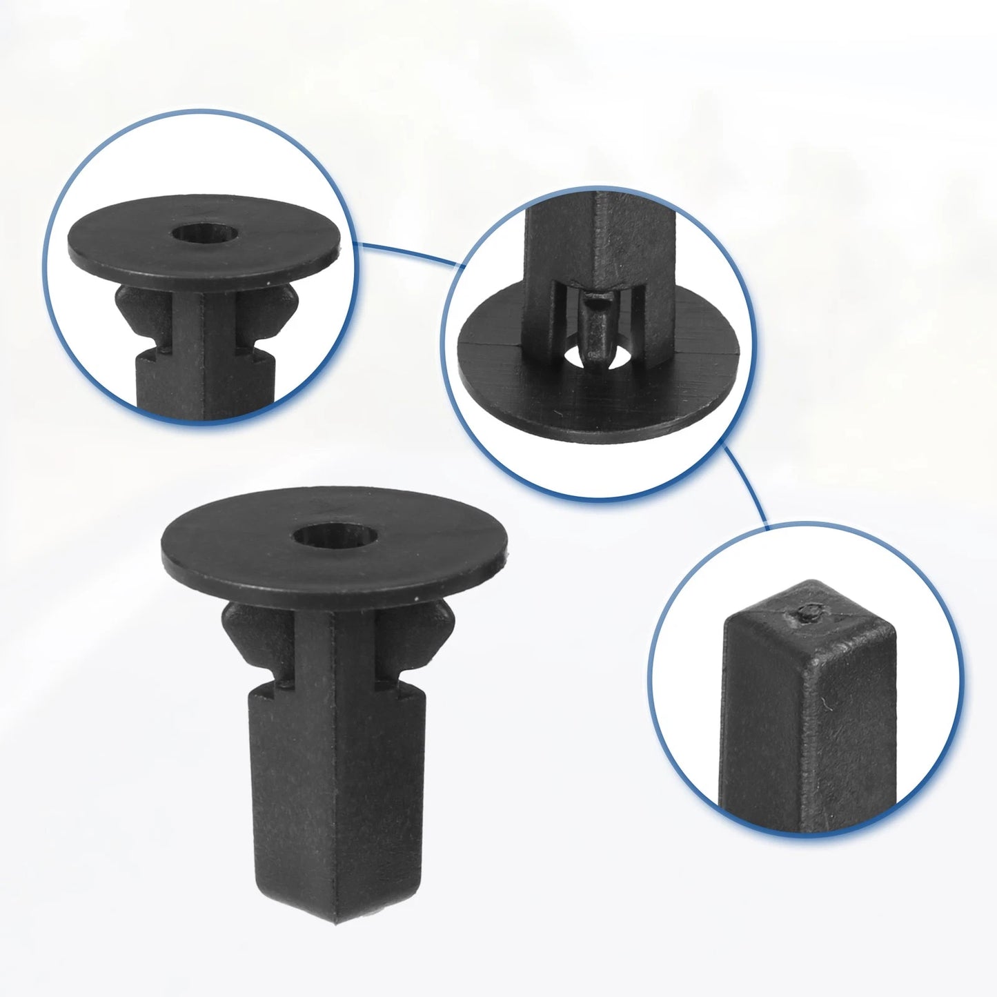 Retainer Fastener Clip Rivet Kit Fender Clip 120 Pcs Black for Toyota 4Runner