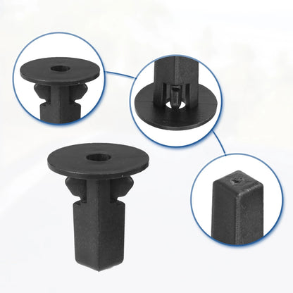 Retainer Fastener Clip Rivet Kit Fender Clip 120 Pcs Black for Toyota 4Runner
