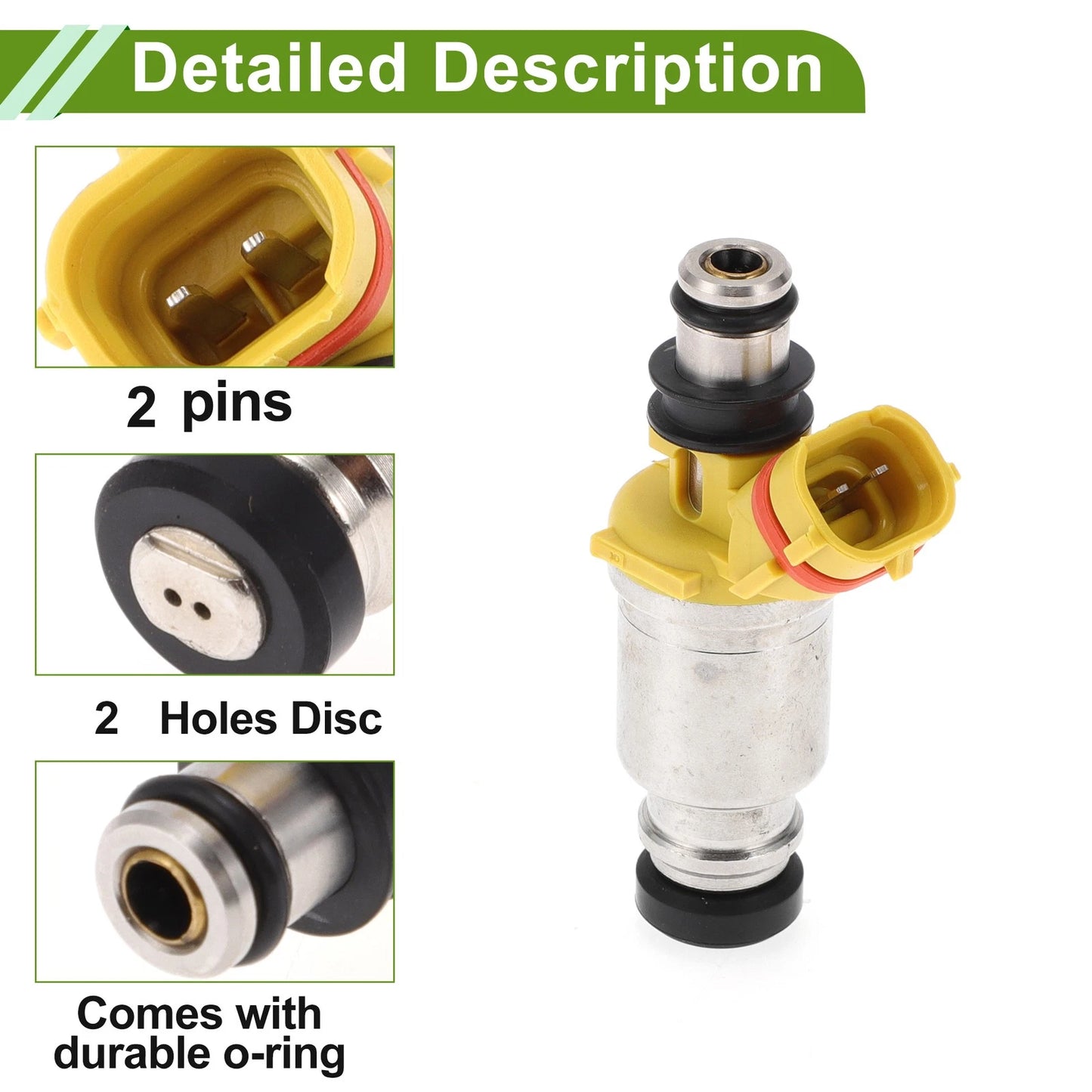 Fuel Injector 23209-74040 for Toyota Celica GT, GTS 1990-1991 (1 Pcs)