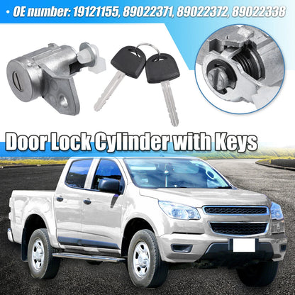 Set Door Lock Cylinder w Keys for Chevy Colorado / GMC Canyon (2006-2012)