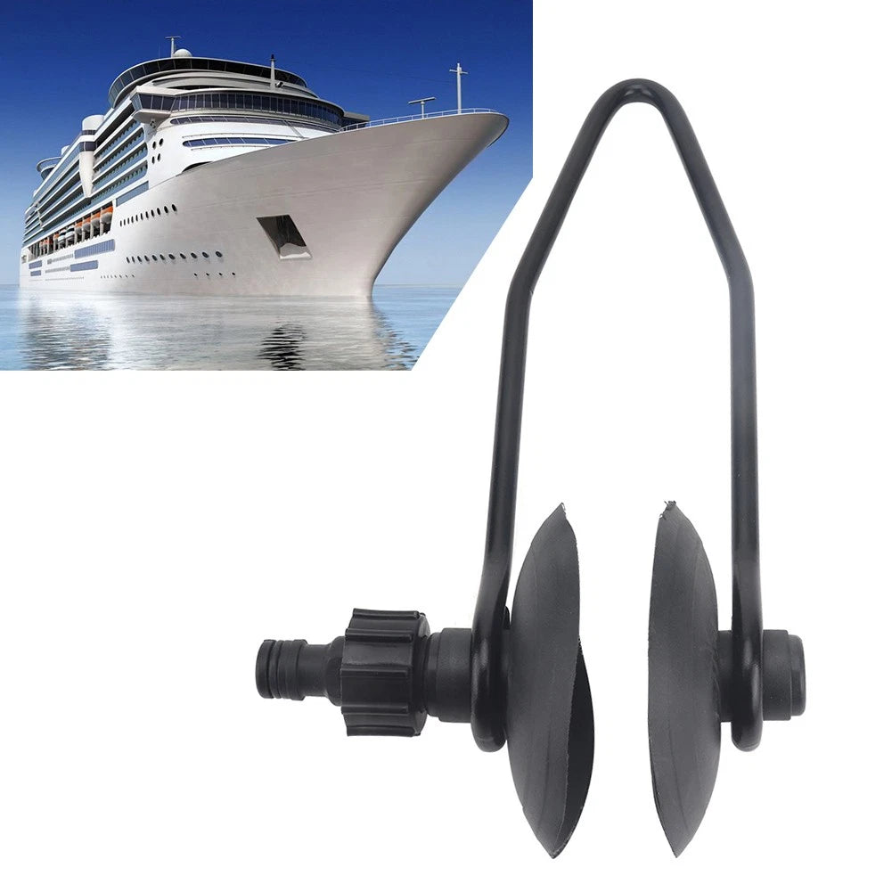 Universal Outboard Motor Water Flusher Round Ear Cups for Marine Boat Yacht