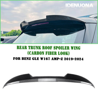 Rear Boot Spoiler Lip for Benz GLE W167 C167 GLE53 (2019-2024) Carbon Look