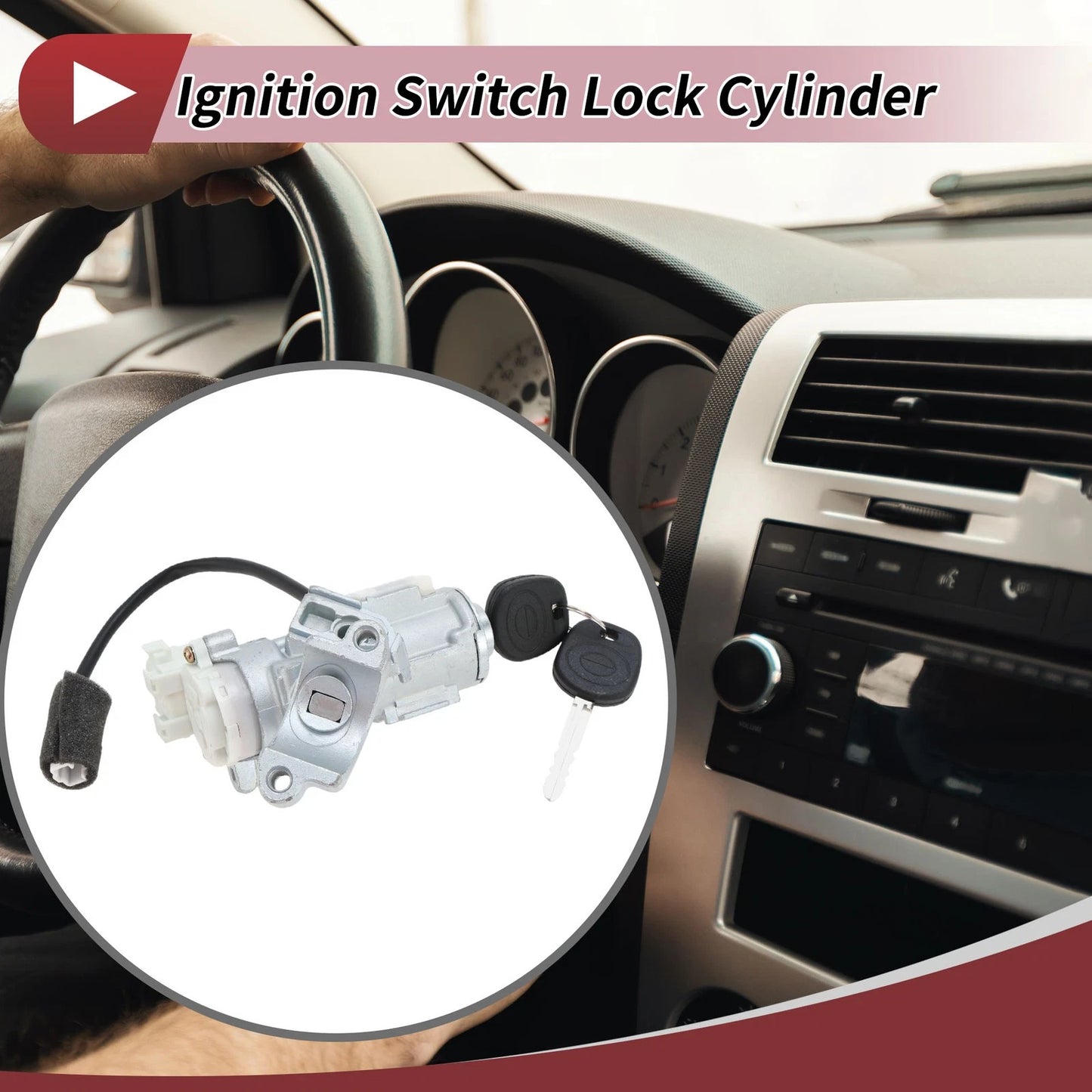 Ignition Lock Cylinder for Toyota Corolla Matrix (2003–2008)