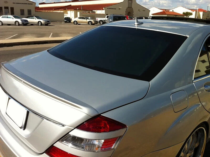 Boot Spoiler Gloss Black for MB W221 S350 S550 (2006-2013)