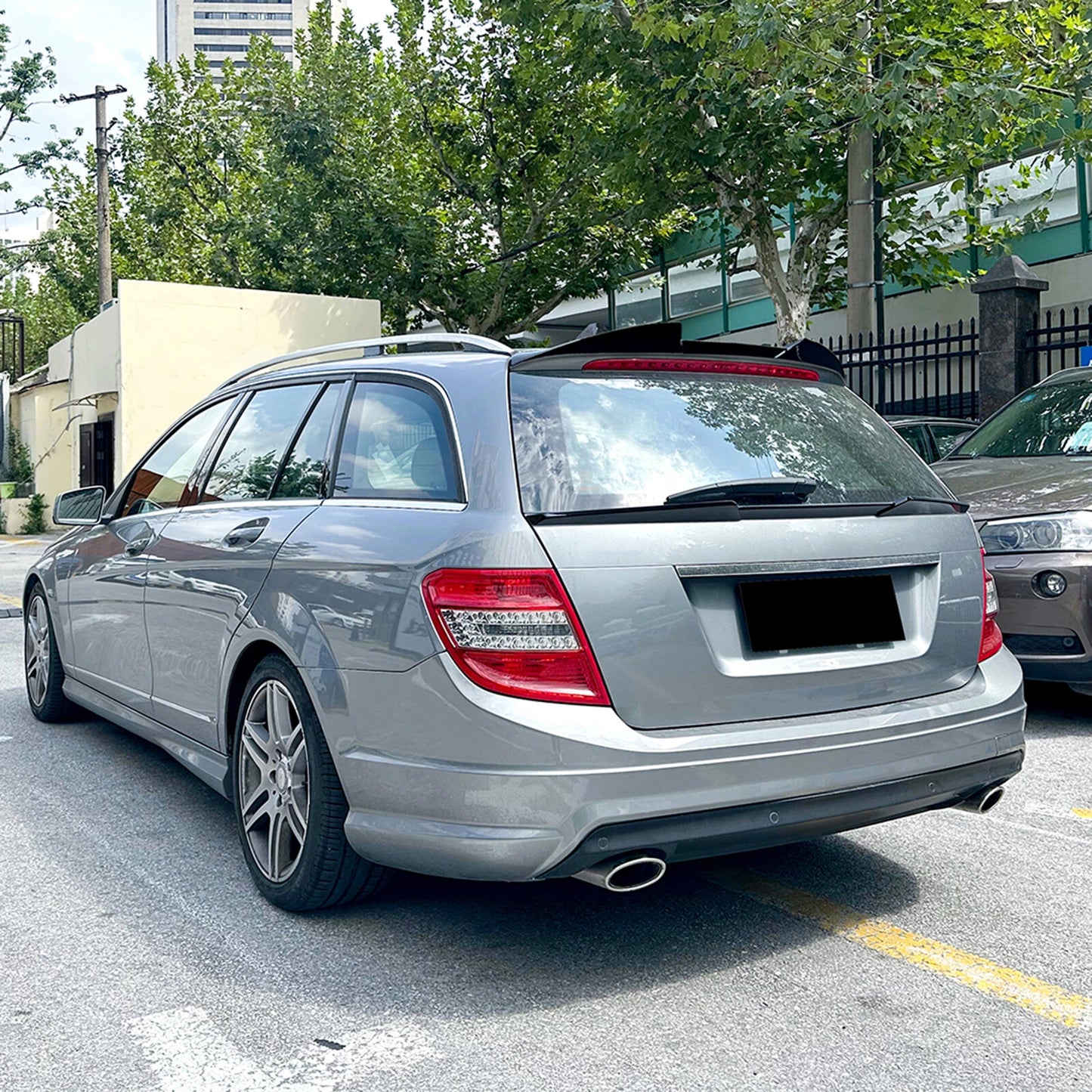 Rear Spoiler Lip for Benz C Class S204 Wagon (2008-2014)