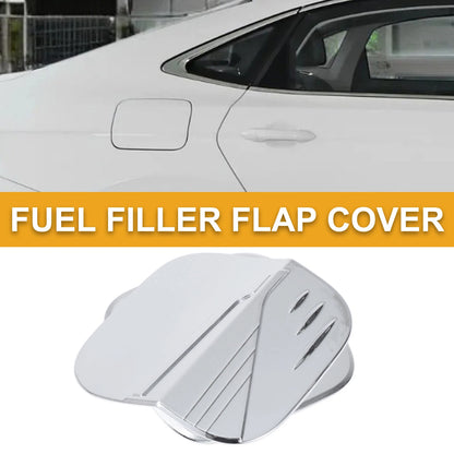 Fuel Tank Door Cap for Honda Civic (2022-2025) Chrome Silver Tone