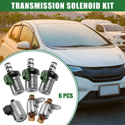 6 Pcs Transmission Solenoid for Ford Focus (2000-2011)
