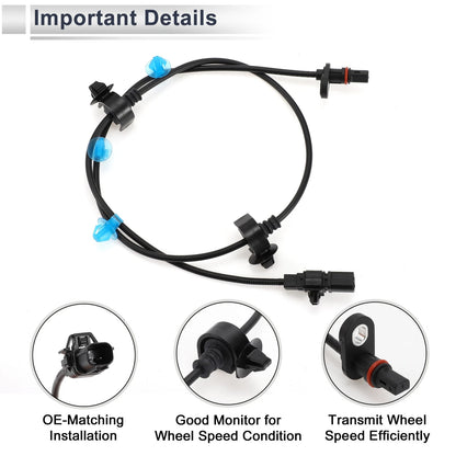 ABS Wheel Speed Sensor for Acura RDX Rear Left