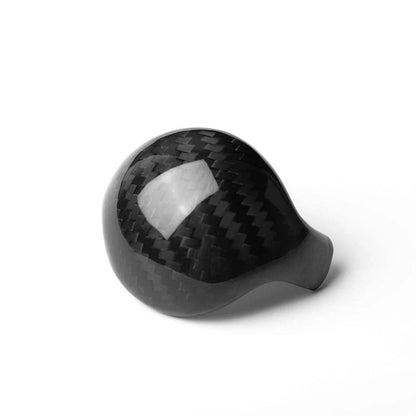 Carbon Fiber Gear Shift Head Caps Knob Cover Fit For Ford Mustang 2015-2019