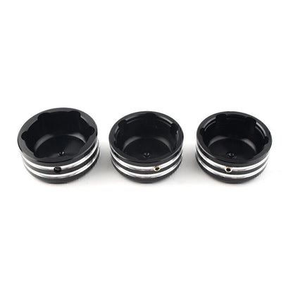 CNC Upper Fork Stem Nut Cover Black for Harley Sportster 883 (2004-2023)