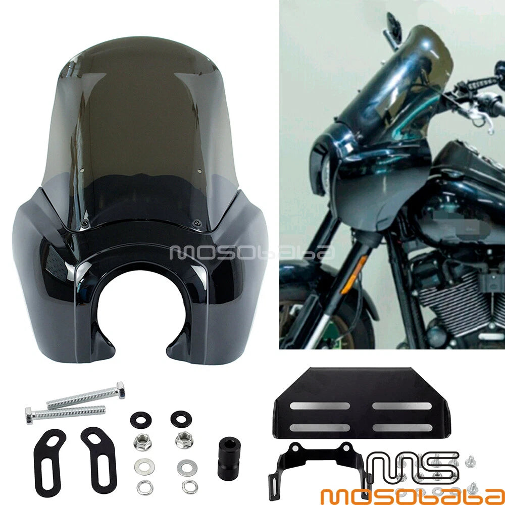 Front Fairing & Windshield w/Headlight Bracket for Harley Low Rider (2020-2023)