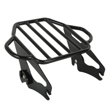 Black Detachable Luggage Rack for Harley Road King Electra Glide (2009 - 2024)