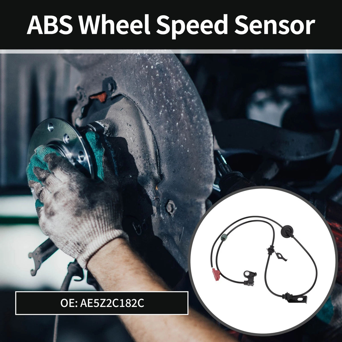 ABS Wheel Speed Sensor for Ford Fusion 2007-2011 Rear Left FWD