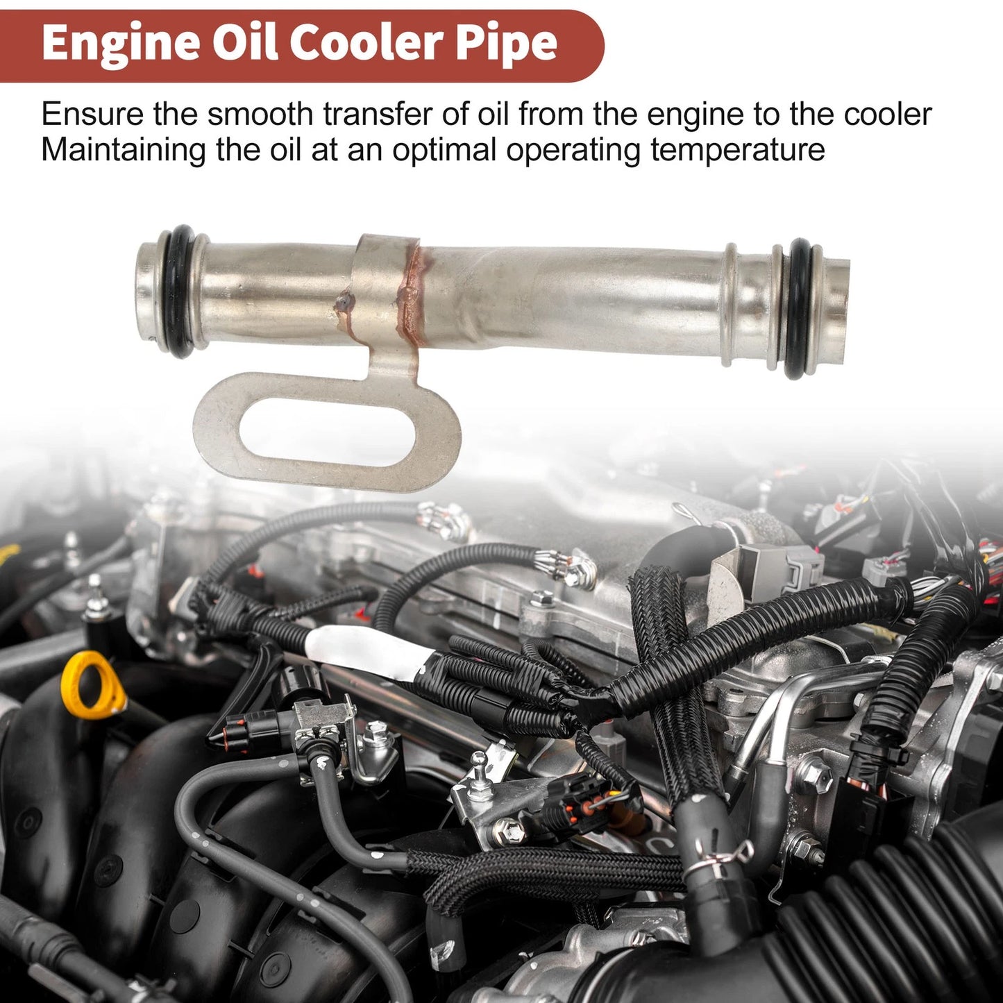 Inlet Engine Oil Cooler Tube for Chevrolet Sonic 1.8L L4 (2012 - 2018)