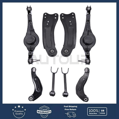 8pcs Rear Control Arms for Ford Edge & Lincoln MKX (2011–2015)