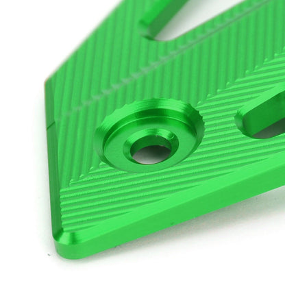 CNC Aluminum Heel Guard Set Green for Kawasaki Z900 (2017-2020)