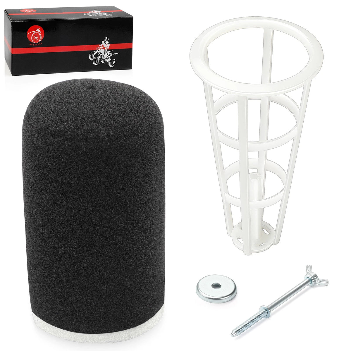 Air Filter Cleaner & Guide Cage Bolt Kit for Yamaha Raptor 700 (2006–2024)