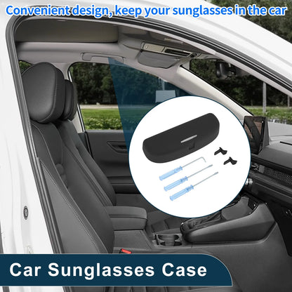 Sunglasses Case for BMW X1 F48 2016-2024 Eyeglasses Holder Storage Box Black