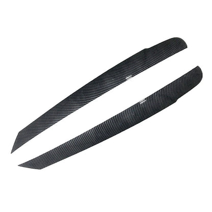 Front Headlight Eyelid Trim Cover for Volkswagen Touran Carbon 2011-2015