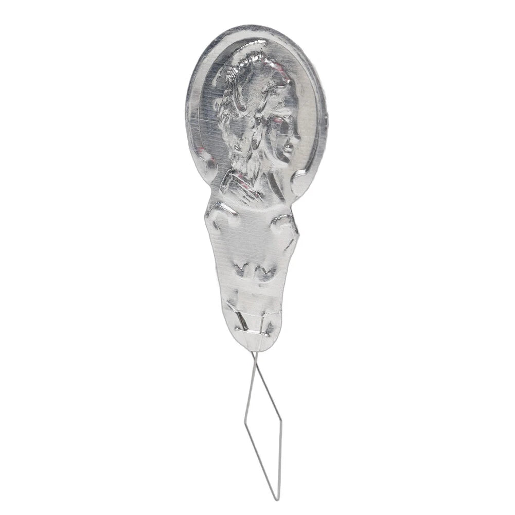 50PCS Metal Wire Needle Threaders for Hand Sewing - Silver Stitch Tool 1.7"