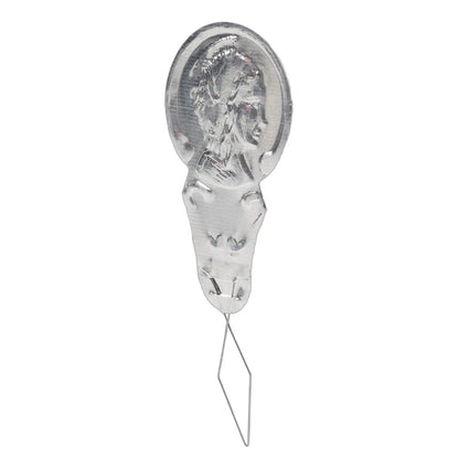 50PCS Metal Wire Needle Threaders for Hand Sewing - Silver Stitch Tool 1.7"