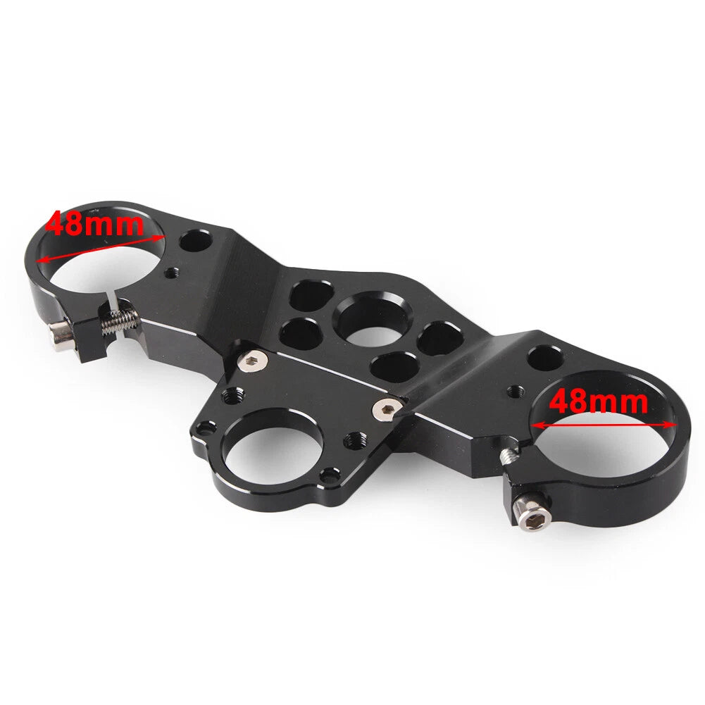 Triple Tree Front Upper Top Clamp for Honda CBR600RR (2005-2006) Black