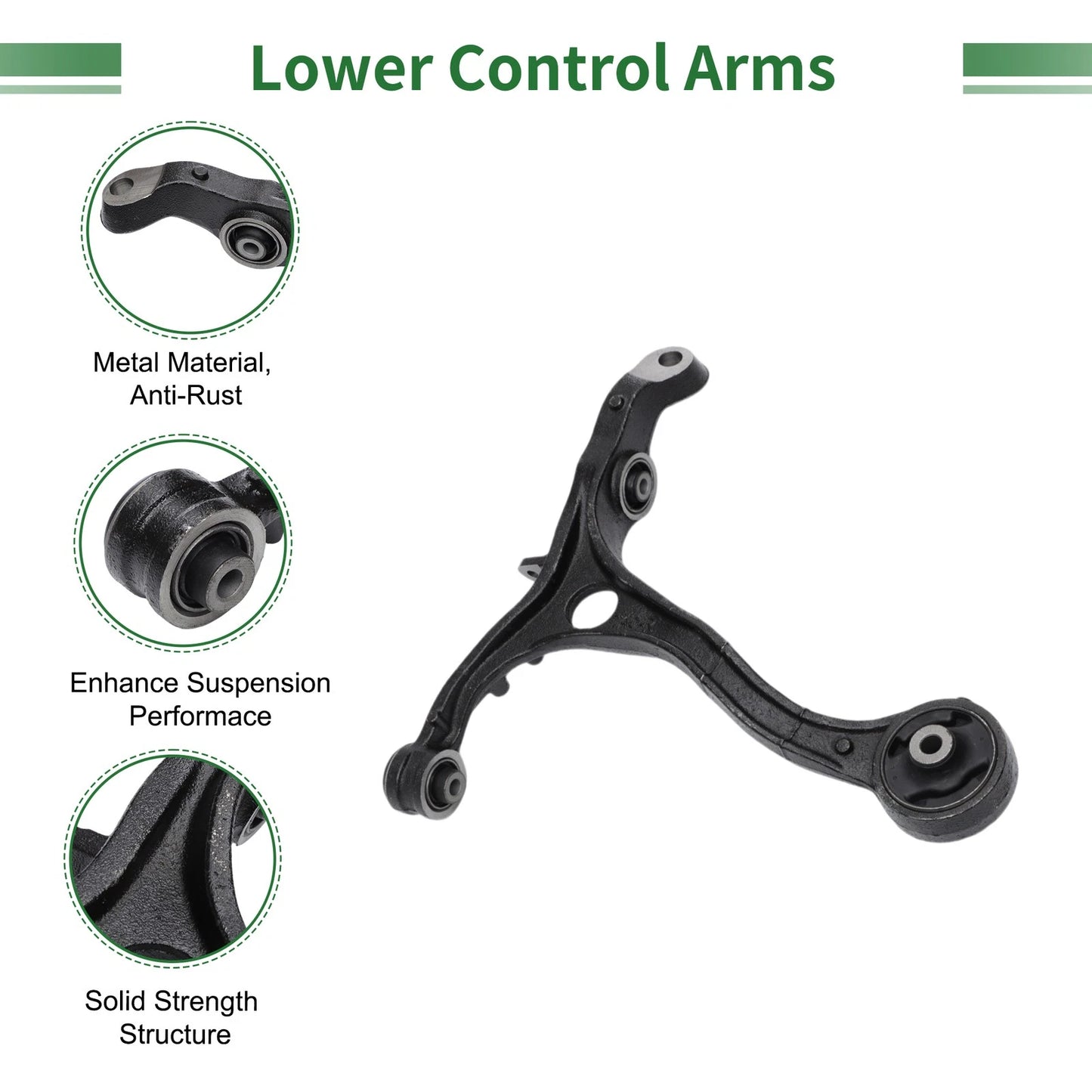 4pcs Front Suspension Kit Control Arm Ball Joints for Honda Accord (2003-2007)