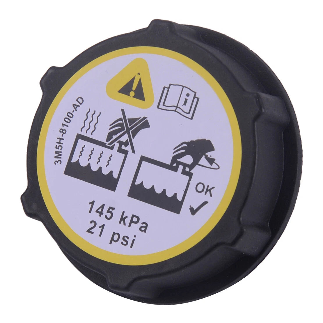 Radiator Expansion Water Tank Cap for Ford Focus, Fiesta, C-Max (2000-2018)