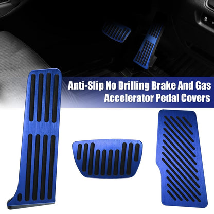 3x Brake Gas Accelerator Rest Pedal Non Slip for Toyota Camry (2018–2022)