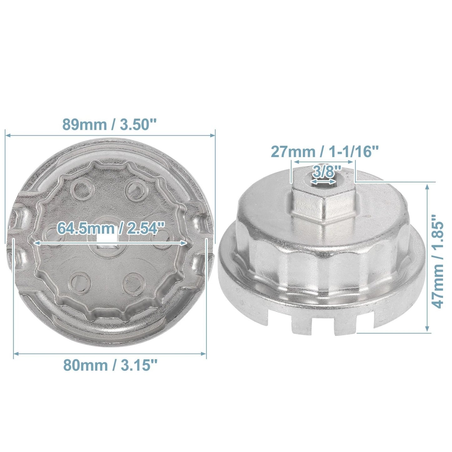 14 Flute Oil Filter Wrench 64.5mm for Toyota